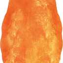 WBM LLC Himalayan Glow Natural Pink Salt Lamp, Crystal Salt Lamp Night Light with (ETL Certified) Brightness Control Dimmer Switch, Wooden Base & Salt Lamps Bulb | 6-8 LBS