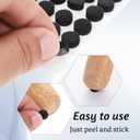 312Pcs Small Felt Pads for Coasters Bottom Dots 3/8" Felt Cabinet Door Bumpers Cushion Dots Adhesive Felts Furniture Pads Round Furniture Feet Floor Protectors for Chair Legs Hardwood Floors, Black