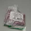 patdrea Rhodo Shabby Chic Decorative Throw Pillow Covers 22x22 Farmhouse Red Linen Pillow Covers with Ruffles,Square Sturdy Throw Pillow Case for Couch Sofa Bed Living Room