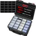 Graded Card Case Storage Box: Trading Card Storage with 12 Dividers - Baseball & Sports Card Case for Collectors & Home Storage Shipping Trade Shows - Fits PSA, BGS, SGC, Toploaders & Magnetic Holders