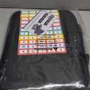 Fireproof Document Box, Hard Case Fireproof File Organizer with Lock and 13 Pocket Accordion File Folder, Portable Safe Box for Home Office Travel to Storage Important Documents Laptop Black