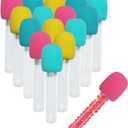 8pcs Microphone Candy Tubes Colorful Fake Prop,Microphone Candy Tube Karoke Theme Party for Disco Singer Stage Prop Party Favors