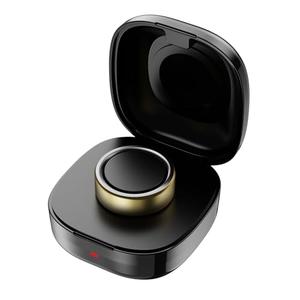 BOVIPO Compatible with Oura Ring Gen 4 Charger, Not for Oura Ring Gen 3, Portable Travel Charging Box for Smart Accessories (Black, Size 8)