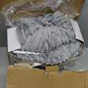 Electric Blanket Twin Size Heated Blanket - 62x84 inch Heating Blanket Twin with 5 Heat Levels & 10 Hours Auto-off, Cozy Flannel and Sherpa Fleece Heated Blankets Machine-washable, Warming Gift (Grey)