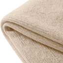 Homiest Decorative Knitted Throw Blanket with Fringe, Lightweight Acrylic Knit, Soft & Cozy Tassel Blanket for Couch, Sofa, Bed (Taupe, 50 x 60 Inch)