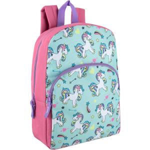 15 Inch Kids Backpacks for Boys & Girls | Preschool, Kindergarten, Elementary School Backpacks with Adjustable, Padded Straps (Upbeat Unicorns)
