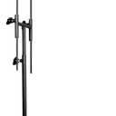 BETAZOOER Reptile Dual Lamp Stand Metal Adjustable 15.5-37.5 Inch Lamp Holder Bracket Light Hanger Fixture Retractable Ideal for Reptile Glass Terrarium Amphibians/Terrestrial Vivarium