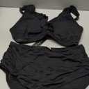 Tempt Me Women High Waisted Bikini Sets - Two Piece Tummy Control Swimsuits 2025 Ruffle Bathing Suit L