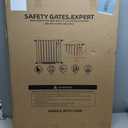 DogSpace Bonnie Extra Tall 41 inch Metal Pet Gate, Black