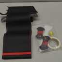 Auto Steering Wheel Cover for Clio 4 IV 2012-2016 for Captur 2013 2014 2015 2016 Car Steering Wheel Cover(White Thread)