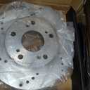 MOTOREVO Front Geomet Coated Brake Kit for Civic [ 2012-2014 ] [ONLY for 261.7mm 10.3in Rotors] [2013-2014 LX 10.3in ONLY, NOT 11.1in] High-Carbon Alloy Drilled & Slotted Vented Discs & Ceramic Pads