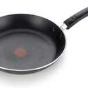 T-Fal Experience Nonstick Fry Pan 12.5 Inch, Induction, Oven Broiler Safe 400F, Non Stick Frying Pan, Skillet, Kitchen Egg Pan, Omelet Pan, Cookware, Pots and Pans, Home, Dishwasher Safe, Black