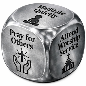 Christian Easter Dice for Women Men, Religious Faith Gifts for Him Her, Boo Basket Stuffer for Him Her, Skull Gothic Skeleton Present for Men Teen Boys Girls, Easter Basket Stuffer