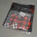 Buffalo Plaid T-Shirt for Women Faith Leopard Heart Long Sleeve Casual Tee Love garphic Funny Print Tops (Gray, L)