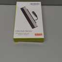 Car USB Hub Charger for Tesla Center Console with Fast Charging Retractable Cables Phone Charger Docking Station Accessories(Model Y Juniper 2025-2026 & Model 3 Highland 2024-2026)