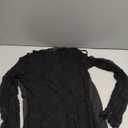 Women's Elegant Bodycon Midi Dress Lace Party Cocktail Wedding Guest Dress (Large, Black)