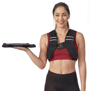 ZELUS Weighted Vest, Washable Z-Fit Soft Iron Weighted Vest for Women and Men,15 lb Weight Vest with Reflective Strips & Adjustable Straps, Ultra Thin Weight Vest for Gym Strength Training (15lb) Black