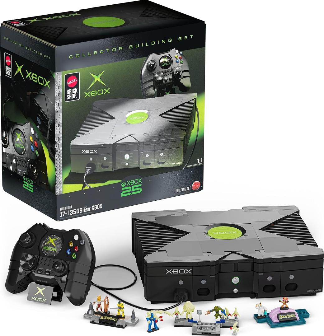 Mattel Brick Shop Microsoft XBOX Building Toy Set