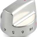 Allstare Stainless Steel 5304509064 Stove knobs Replacement for Frigidaire Stove Parts Oven Knobs 5304509929 FGGF3036TFA Gas Range Parts Cooktop Control Knobs 1 Pcs