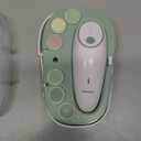 Momcozy Baby Nail File Electric, Gentle Baby Nail Trimmer Electric, Baby Nail Clipper with Night Light, 7 Grinding Head Replacement Pads, Green