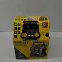 STANLEY J5C09 Portable Power Station Jump Starter 1000 Peak Amp Battery Booster, 120 PSI Air Compressor, USB Port, Battery Clamps