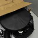 YELLOW JACKET Rolling Garage Seat with Wheels Adjustable Height Pneumatic Mechanic Stool 300Lbs Heavy Duty Shop Creeper Seat with 4 Removable Storage Tool Tray Workshop Chair for Auto Repair (Black)