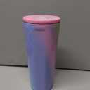 Corkcicle Cold Cup Insulated Tumbler with Straw - Keeps Drinks Cold for 12 Hours - Triple-Insulated Stainless Steel - Leak-Resistant Lid - Summer Drinkware Gift - 24 oz - Rainbow Unicorn