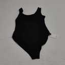 MANGOPOP Women's Tank Top Bodysuit Scoop Neck Sleeveless Body suit Sexy Backless Ribbed Tops XS