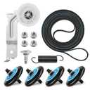 Upgraded Samsung Dryer Parts Dryer Repair Kit for DC97-16782A Samsung Dryer Roller Replacement Kit, DC93-00634A Dryer Idler Pulley, 6602-001655/5ph2337 Dryer Belt, Replacement for DV40J3000EW/A2 Parts