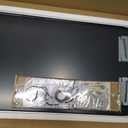 SCWF-GZ 47x14 Mirror Full Length Back Door Hanging or Wall Mounted Aluminum Metal Frame Arch Mirrors for Entryway Bedroom Bathroom Dressing Living Room 47 14 inch Silver