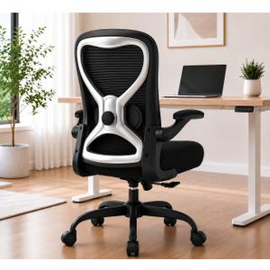 Ergonomic Home Office Chair, 4-Way Lumbar, Thick Cushion, 330LBS