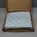 Amazon Basics Breathable, Lightweight Brushed Microfiber 3 Piece Bed Sheet Set with 14-Inch Deep Pockets, Wrinkle-Resistant, Twin XL, Aqua Fern, Printed