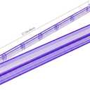 Mahjong All-in-One Tile Rack & Pusher, Purple Acrylic Mahjong Rack and Pusher Combo, Modern American Mahjong Tile Racks, Set of 4, 17.72 inches