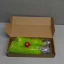 Grinchmas Christmas Decorations, 2Pcs Mini Green Grinchmas Christmas Trees with Plush Fur Surface, Christmas Decor for Table Home Shelf Cabinet, Home Display, Tabletop