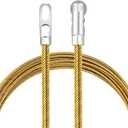 Fish Tape 16.4ft Wire Puller Running Electrical Wire Cable Pulley Head Spring, Heavy Duty, Through Wall Wire Guide Device,Applicable Multiple Scenario