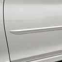 BisTate for Toyota RAV4 2019-2024 Pearl White Exterior Side Door Body Molding Bump Protector Edge Stripe Cover Trim ABS Car Accessories 4pcs