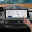 2 Pack Tempered Glass Screen Protector for Toyota Prius 2023-2026,12.3" Infotainment Screen & 7" Dashboard Film Compatible With Prius Hybrid 2025 2024 2023 Accessories