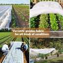 Plant Covers Freeze Protection, 10ft33ft Reusable Rectangle Frost Protection Floating Row Cover Plant Blanket Garden Winterize Cover for Cold Weather Snow