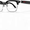 AI Smart Translation Glasses,Real-Time Multi-Language Translation Built-in Mic & Speaker Anti Blue Light Lenses,Video Translation Travel Friendly Lightweight Design 1-Year Software Trial