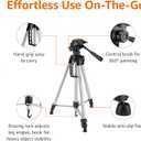 Amazon Basics 60-inch Lightweight DSLR Tripod with Bag, Black