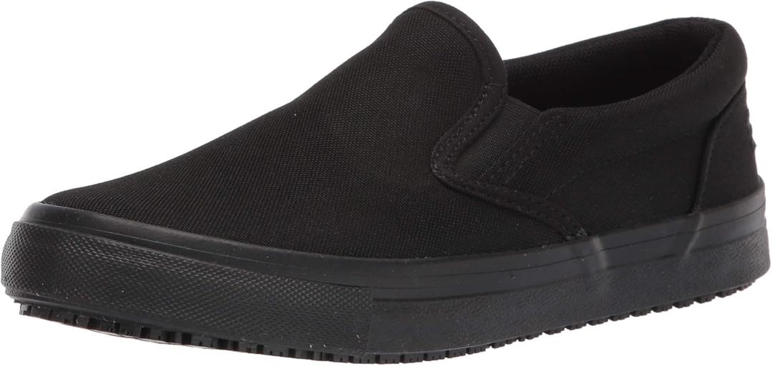 Skechers Women's Canvas Slip-On (9, Black)