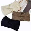 Huachi Winter Headbands for Women Ear Warmers, Warm Headbands for Women Winter Accessories, Cold Weather Headband Chunky Knit Head Bands Ear Warmers (Color Set 1)