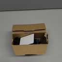 CIEMGNZOC 6-Pack Curtain Bracket Holders, Universal Self-Adhesive Wall Mounts, Fits 0.6'' to 1.5'' Rods, Black