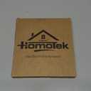 HOMOTEK Stainless Steel Flush Handles, 2-3/4 Inch Square Recessed Sliding Closet Door Finger Pulls, Inner Dia 2-1/8 Inch (54mm), Black, 4 Pack