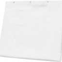 Zerodeko Long-Lasting Waterproof Bath Curtain Plain Shower Curtain in Polyester Modern Look Ring Holes