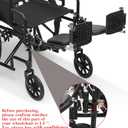 Wheelchair Lift Leg RestWheelchair Foot RestDrive Wheelchair Parts for Standard Wheelchairs1pair Black
