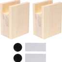 2PCS Bed Risers Furniture Riser Heavy Duty Bed Lifts in Heights of 4Inches (add Height 10cm)