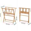 MEEDEN Folding Art Print Rack - Beechwood Art Storage Rack - Artist Storage and Display Rack for Canvas Art Prints Panels Posters Art Gallery Shows, 
Item Weight	7.7 pounds