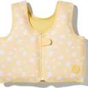 SUNNYLiFE Swim Vest - Constructed with Neoprene Plus a Secure Front Zip and Develop Water Confidence. | Toddler Swim Vest (3-6 yrs, Princess Swam Buttercup)