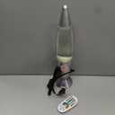 17 Color Changing LED Liquid Motion Lamp: 16 inches Night Lights with Remote Control, Home Decoration Mood Lighting, Christmas Gifts Table Lamp for Adults and Kids Bedroom,White Wax